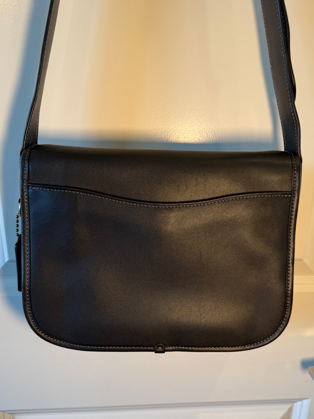 COACH - Black Tabby Messenger with Brass Hardware - Picture 15 of 16